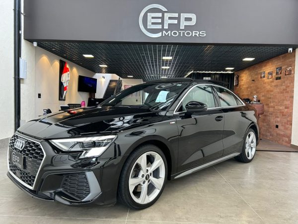 Audi A3 Sedan S Line preto